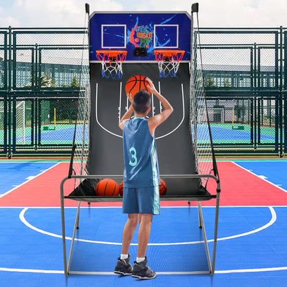 Foldable Basketball Arcade Game-Navy