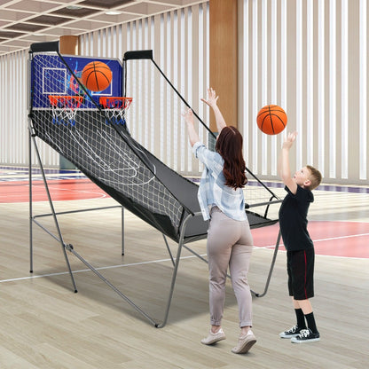 Foldable Basketball Arcade Game-Navy