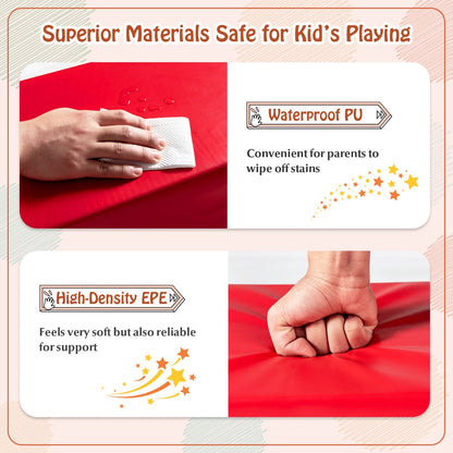 11 Piece Multi colored Foam Climbing & Crawling Block Playset