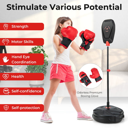 Inflation-Free Boxing set with Punching Bag Boxing Gloves
