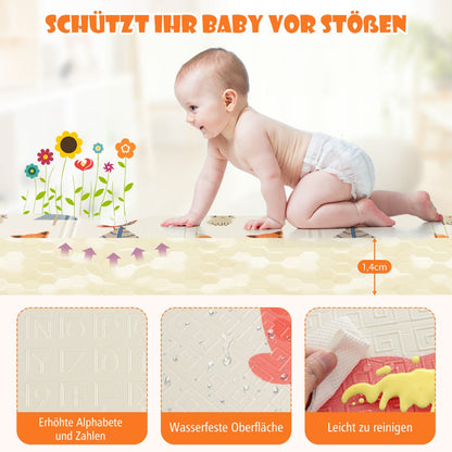 200 x 180 cm Extra Large Baby Floor Mat with Carry Bag-B