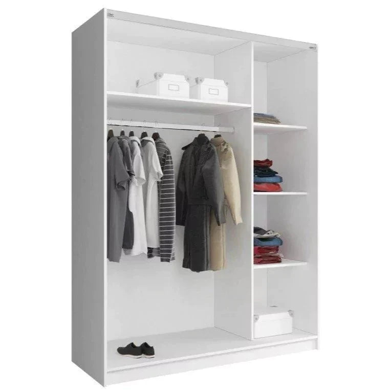 Merlin-VIII 2-Door Sliding Wardrobe - Sonoma Oak or White