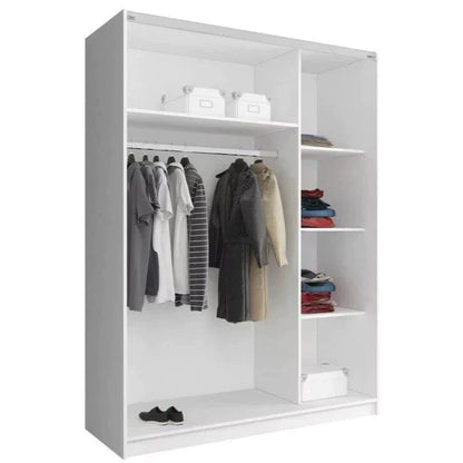 Merlin-VIII 2-Door Sliding Wardrobe - Sonoma Oak or White