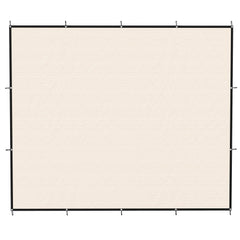 Outsunny Sun Shade Sail UV Protection Canopy with Stainless Steel Eyelets for Patio Garden 3 x 3.6 m Beige