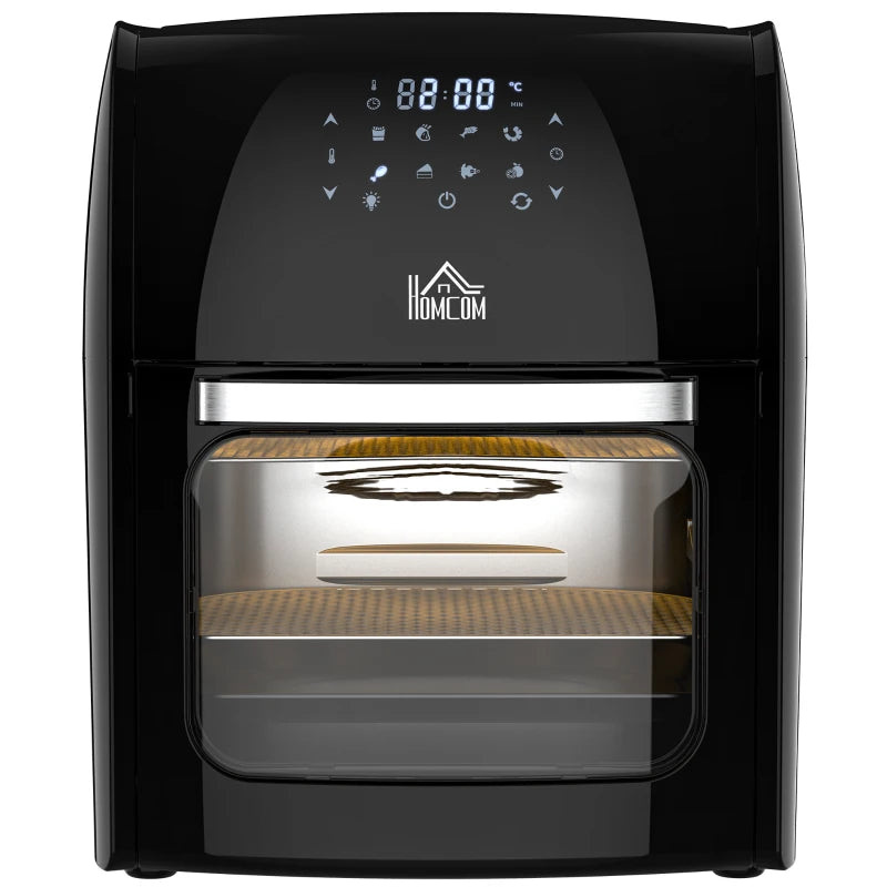 12L 8 in 1 Digital Air Fryer Oven 1800W, Black