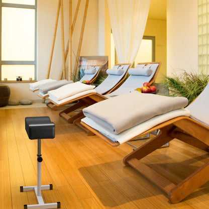 Adjustable Pedicure Manicure Technician Nail Footrest Salon Spa Equipment-Black