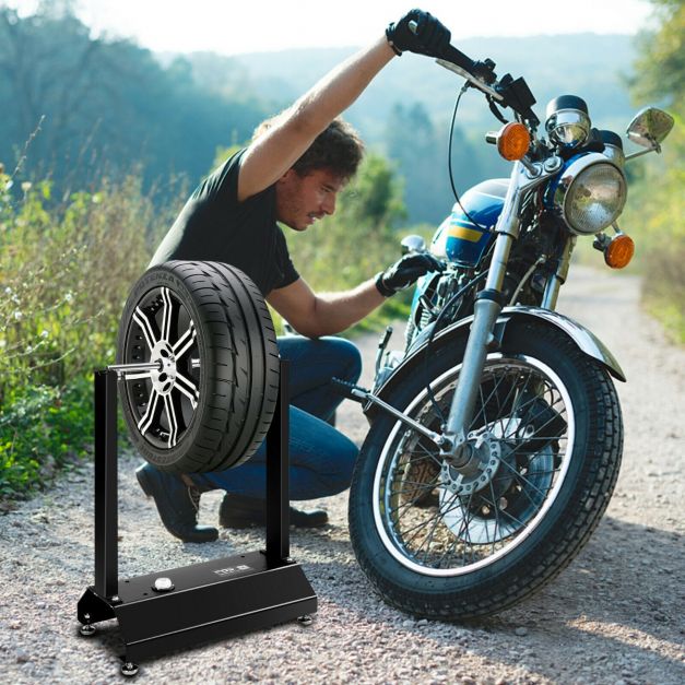 Motorcycle Bike Wheel Balancer with Adjustable Centering Cones