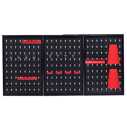 24" x 48" Metal Pegboard Garage Tool Board Holder