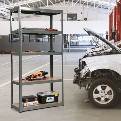 1.8m Warehouse Shelving for Books and Kitchenware-Gray