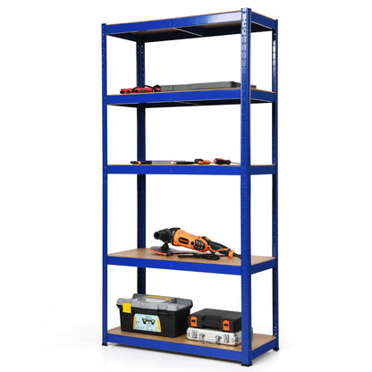 1.8m Warehouse Shelving for Books and Kitchenware-Blue