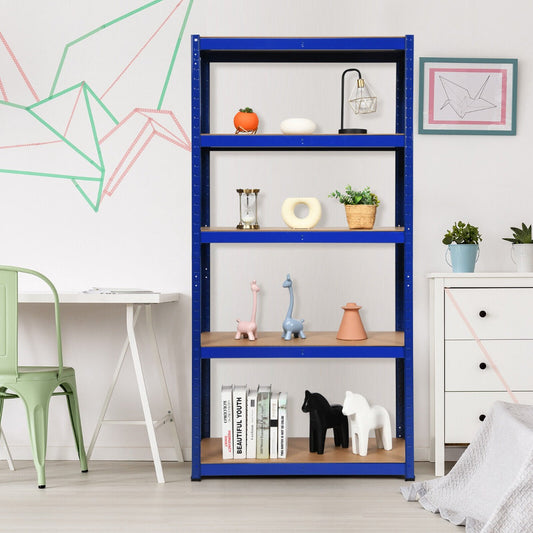 1.8m Warehouse Shelving for Books and Kitchenware-Blue