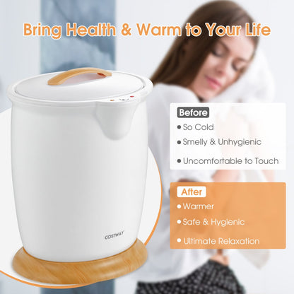 Towel Warmer Bucket 20L Large Capacity Towel Warmer Barrel-White
