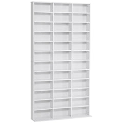 HOMCOM 33 Adjustable Compartment Storage Unit - White