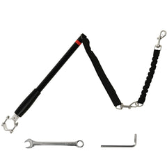 PawHut Dog Lead for Bicycle, Dog Leash for Cycling, Training, Jogging, Black