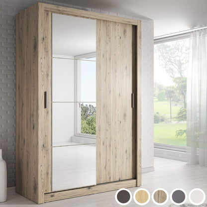 Tourville 2 Door Sliding Wardrobe 150cm - 3 Colours