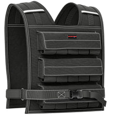 SPORTNOW 30KG Adjustable Weighted Vest, Running Weight Vest, with 30 Metal Weights, Reflective Strips, for Running, Exercise