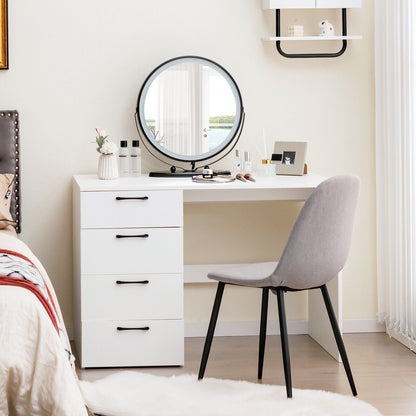 Home Office Writing Desk with File Storage Cabinet