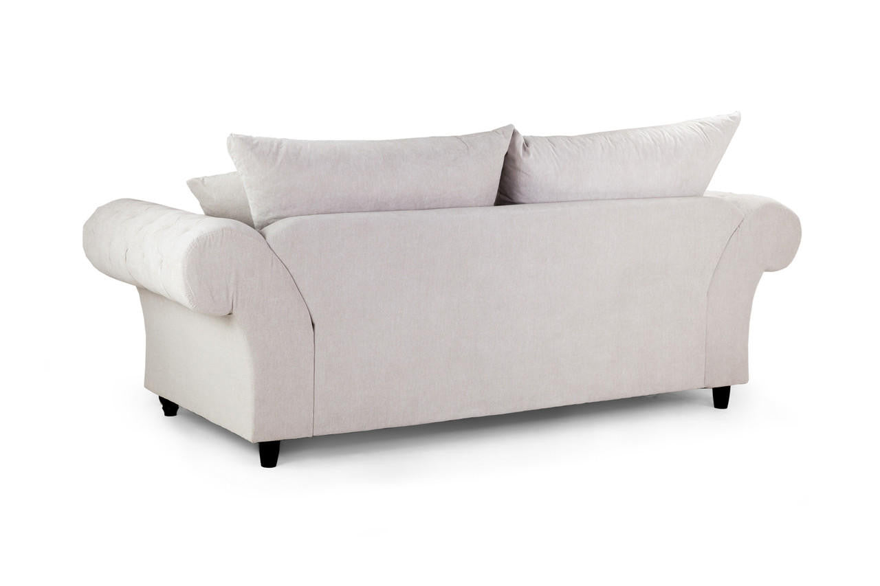 Windor Fabric 3 Seater Sofa - Grey