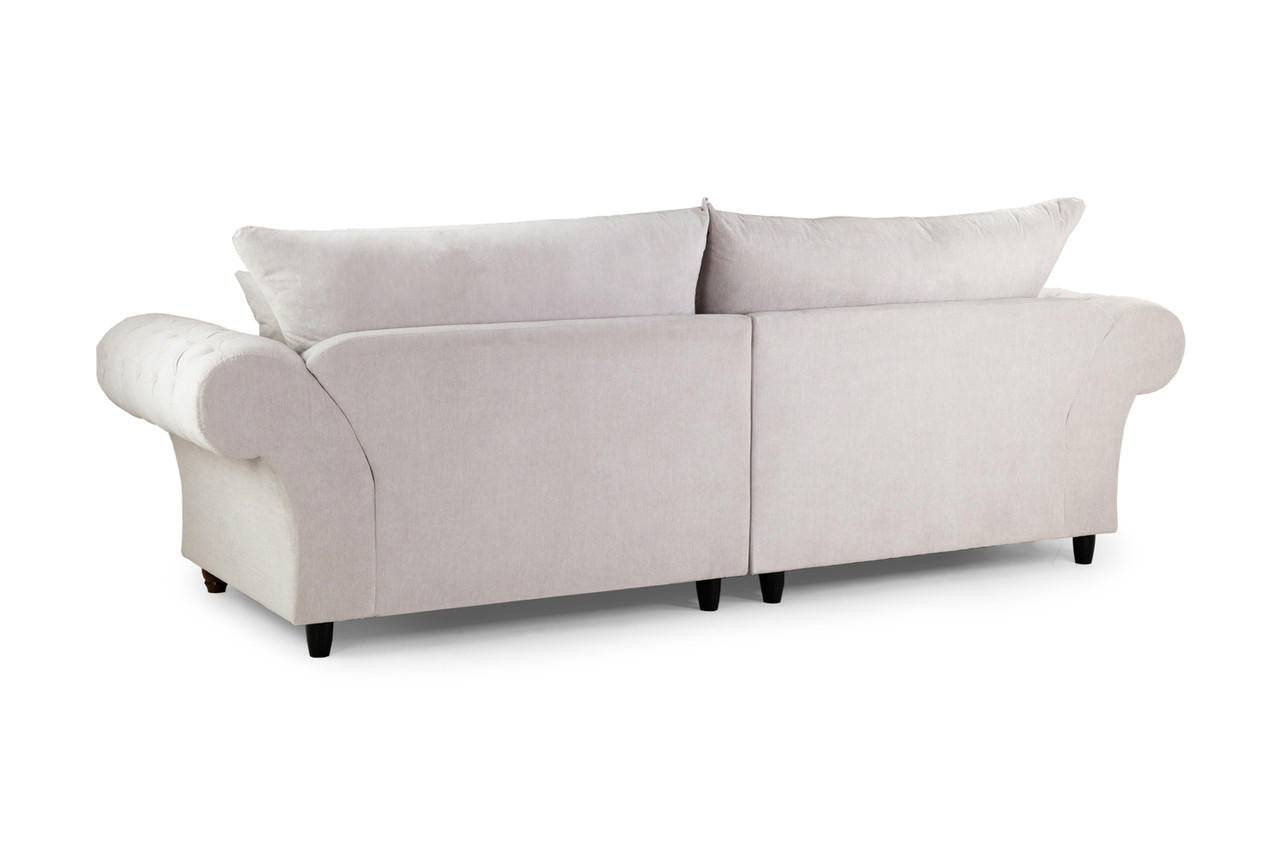 Windor Fabric 3 Seater Sofa - Grey