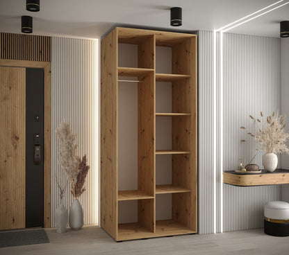 Cannes X Sliding Door Wardrobe 110cm