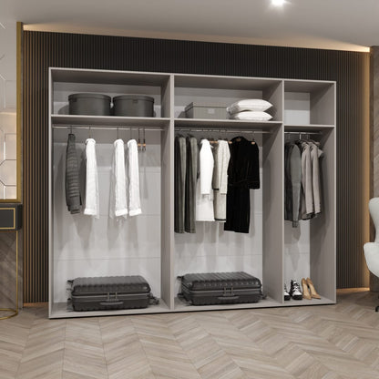 Alicante III Hinged Door Wardrobe 250cm
