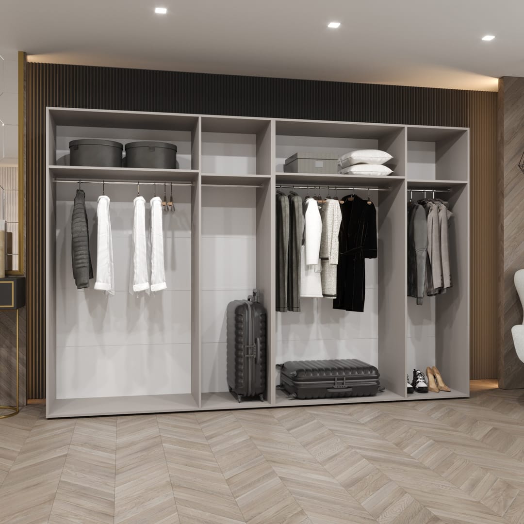 Sandi III Hinged Door Wardrobe 300cm