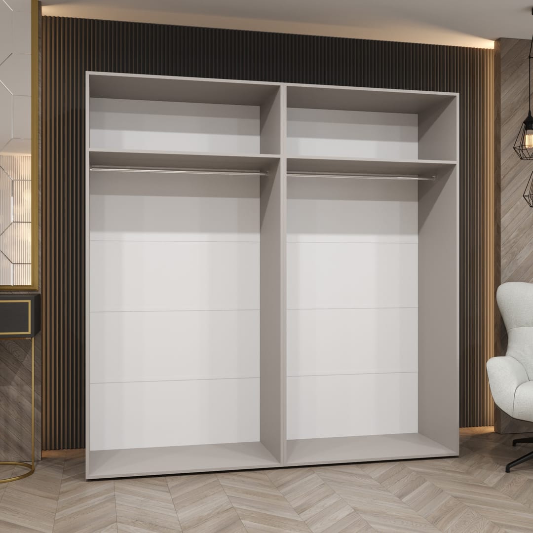 Piano II Hinged Door Wardrobe 200cm