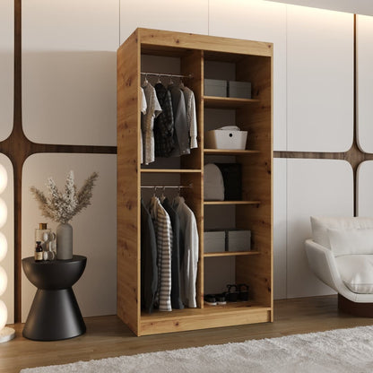 Lucy Sliding Door Wardrobe 100cm