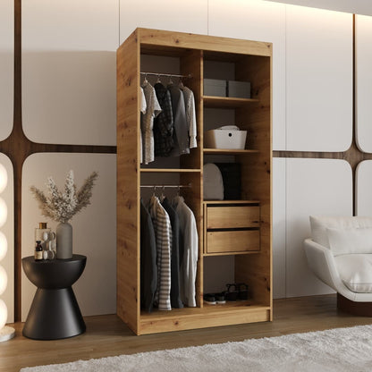 Milo Sliding Door Wardrobe 100cm