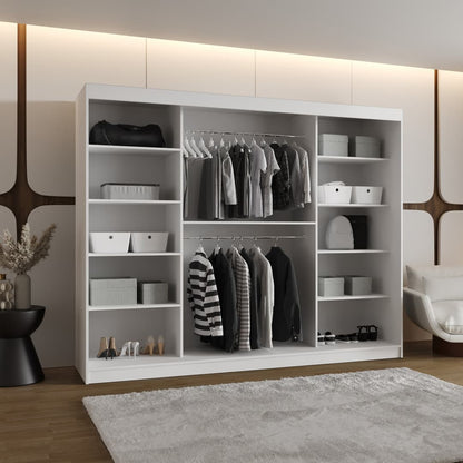 Moka Sliding Door Wardrobe 250cm