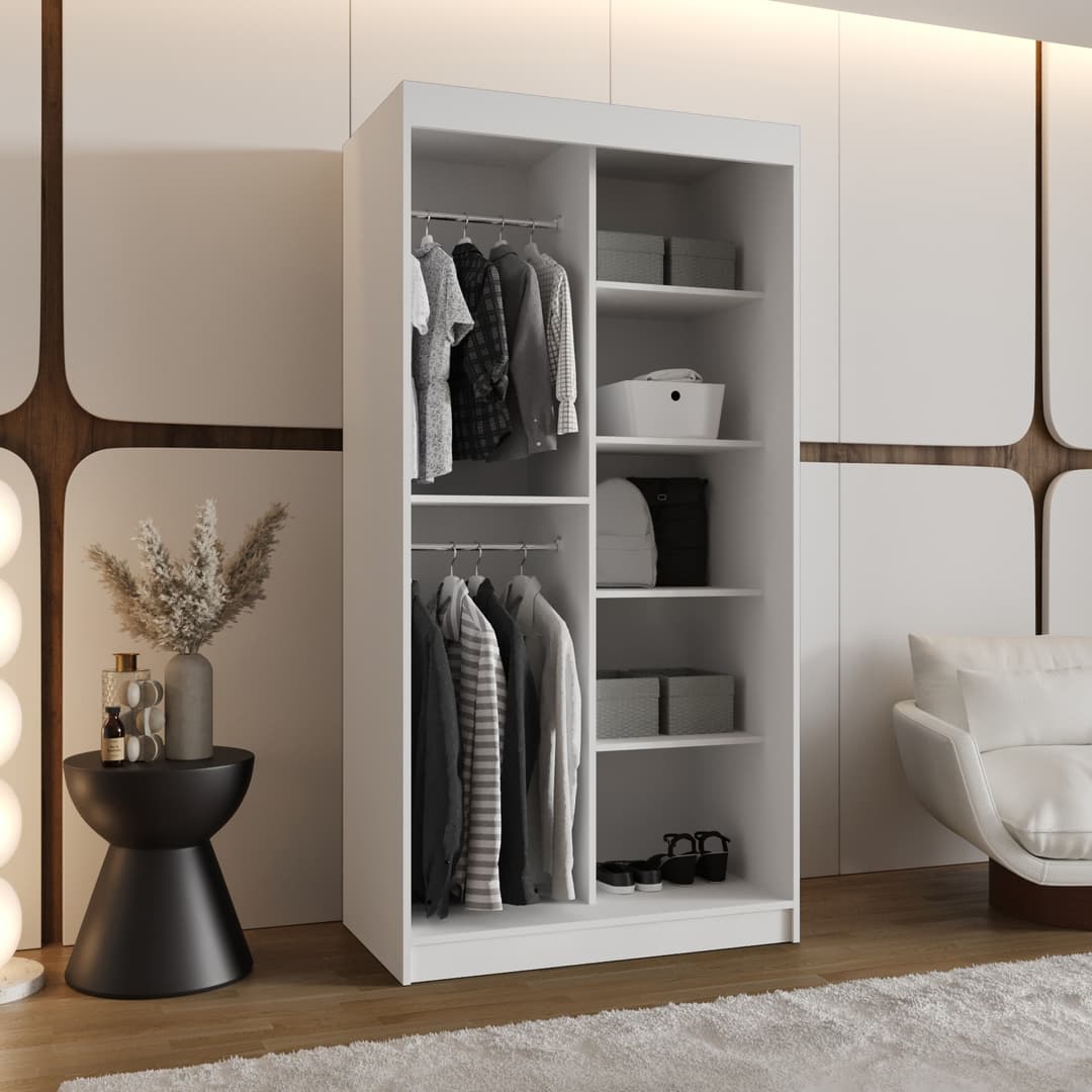 Ultra Sliding Door Wardrobe 100cm