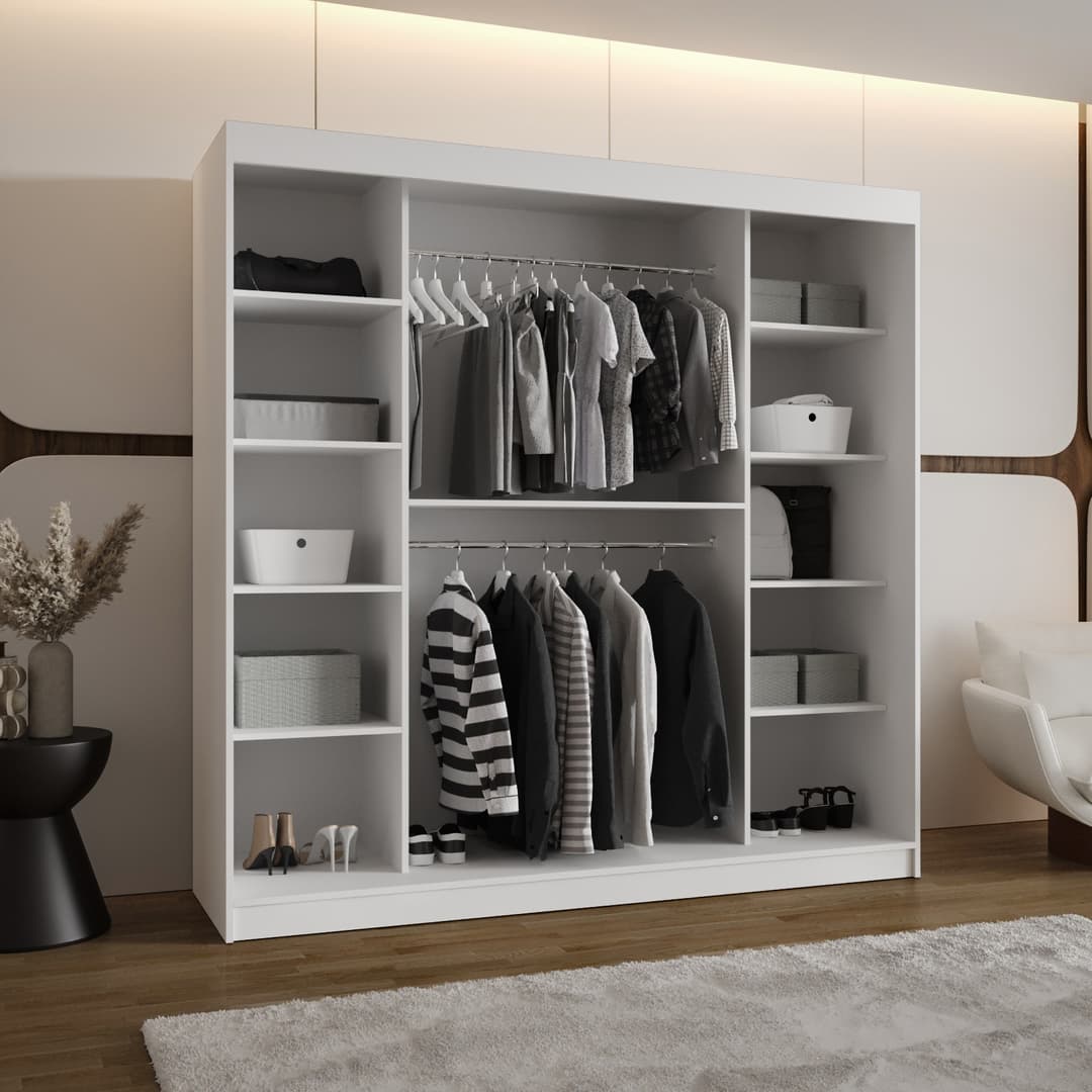 Milo Sliding Door Wardrobe 200cm