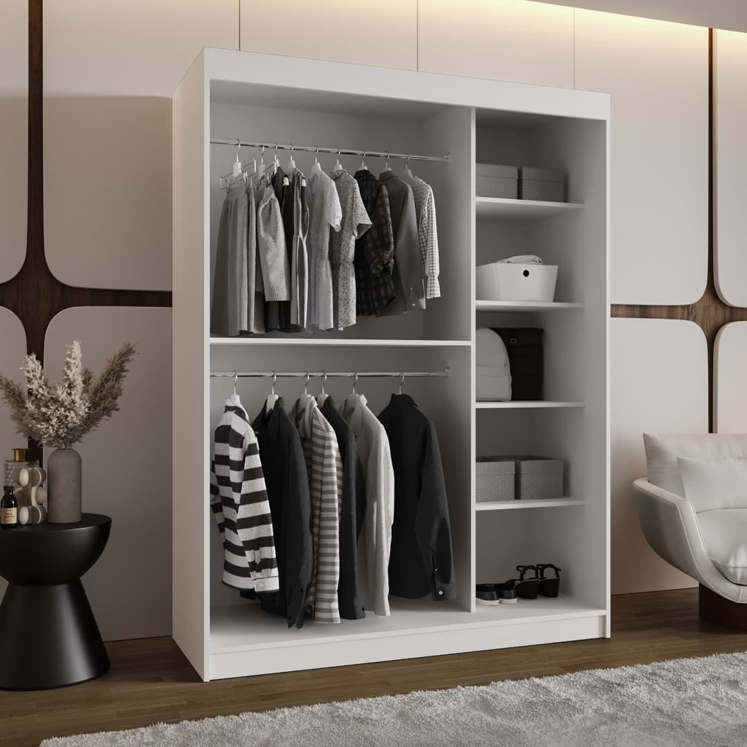 Rossa Sliding Door Wardrobe 150cm