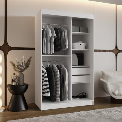 Lucy Sliding Door Wardrobe 120cm