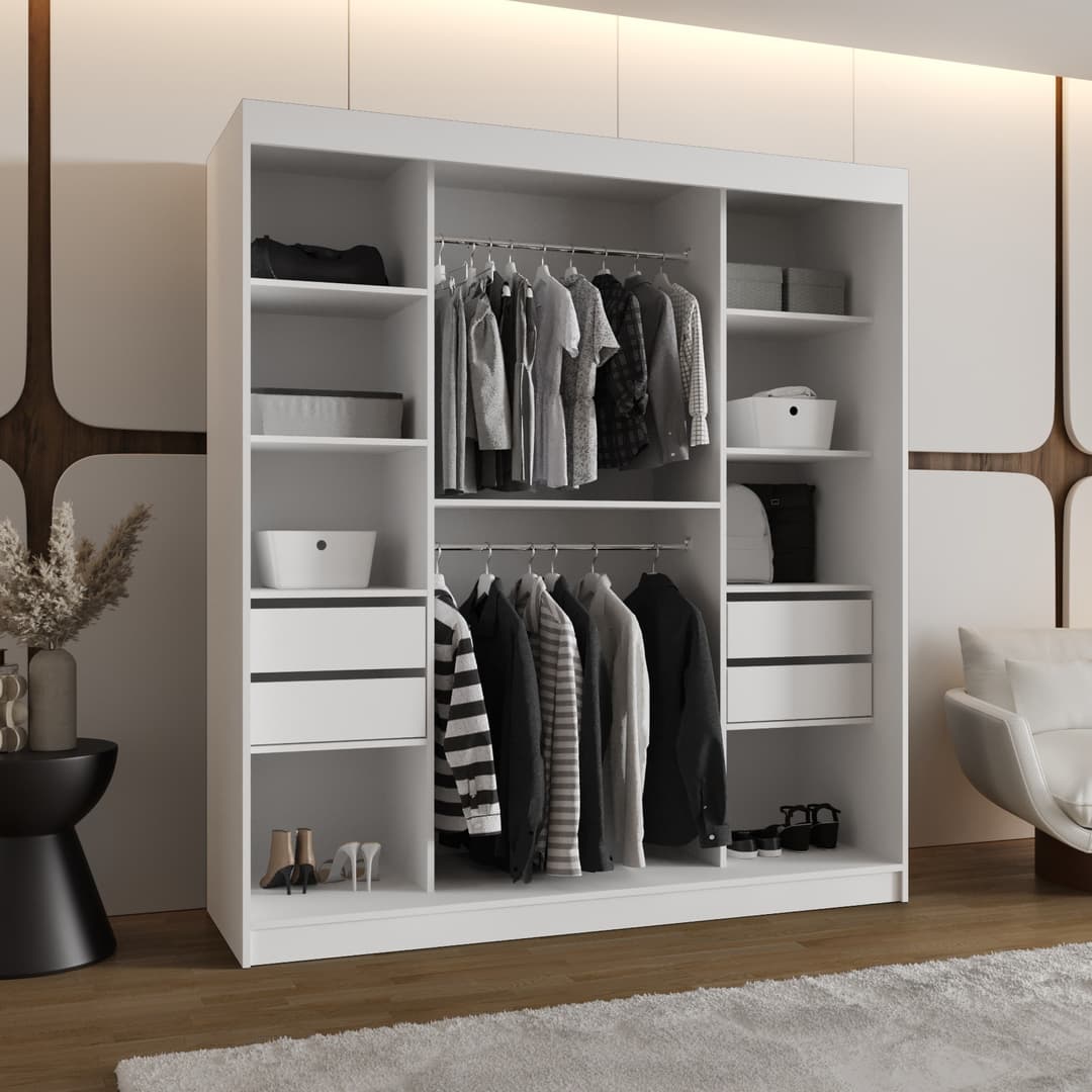 Royal Sliding Door Wardrobe 180cm