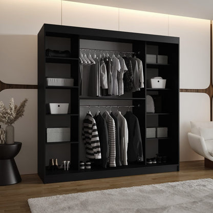 Bahrain III Sliding Door Wardrobe 200cm