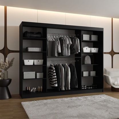 Bahrain III Sliding Door Wardrobe 250cm