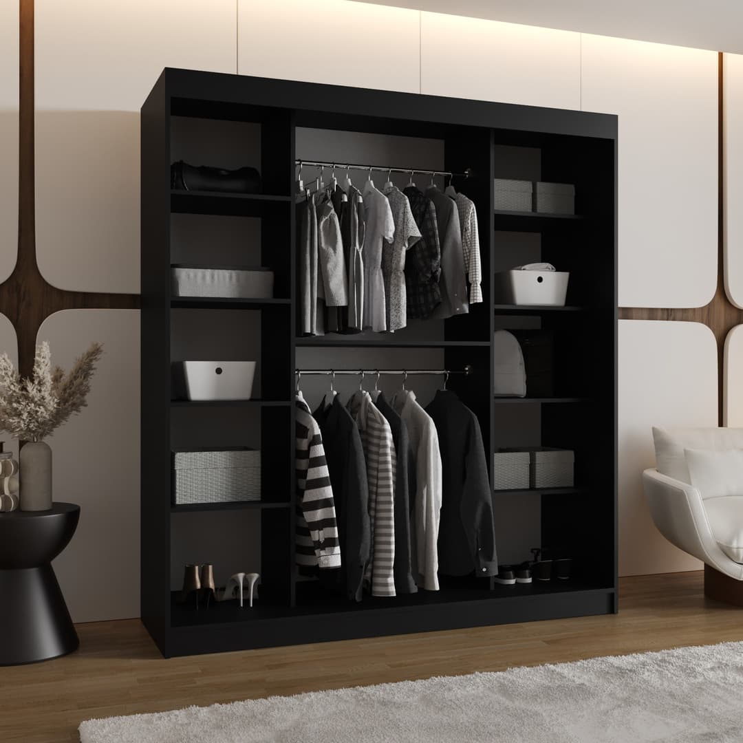 Lucy Sliding Door Wardrobe 180cm