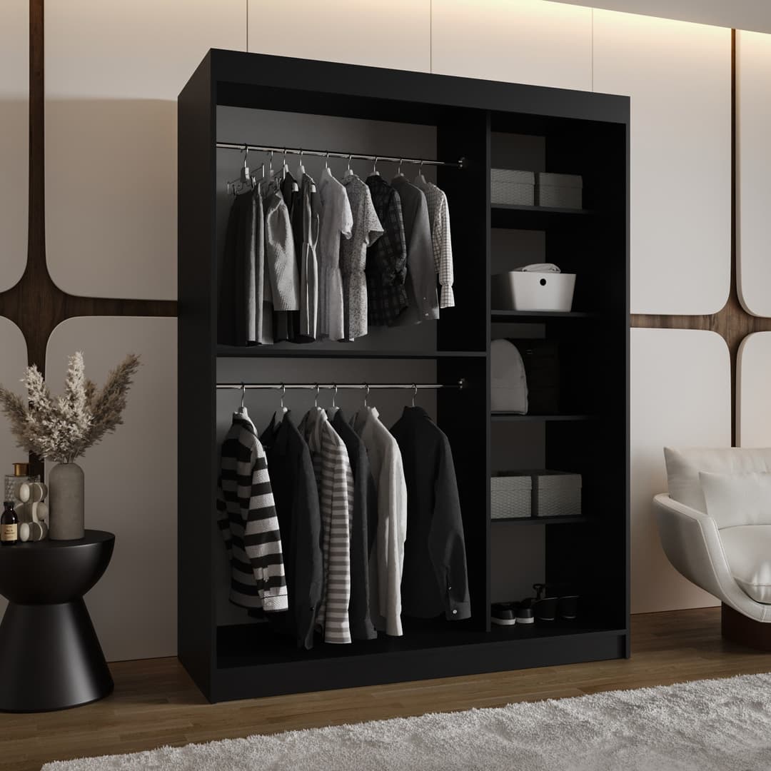 Rossa Sliding Door Wardrobe 150cm