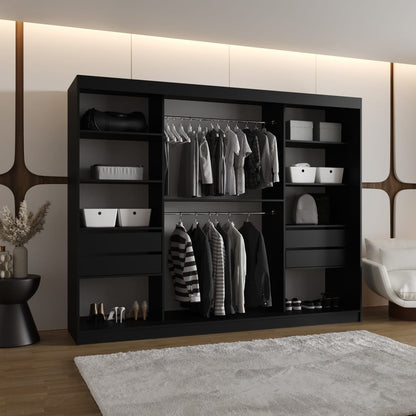 Bahrain III Sliding Door Wardrobe 250cm