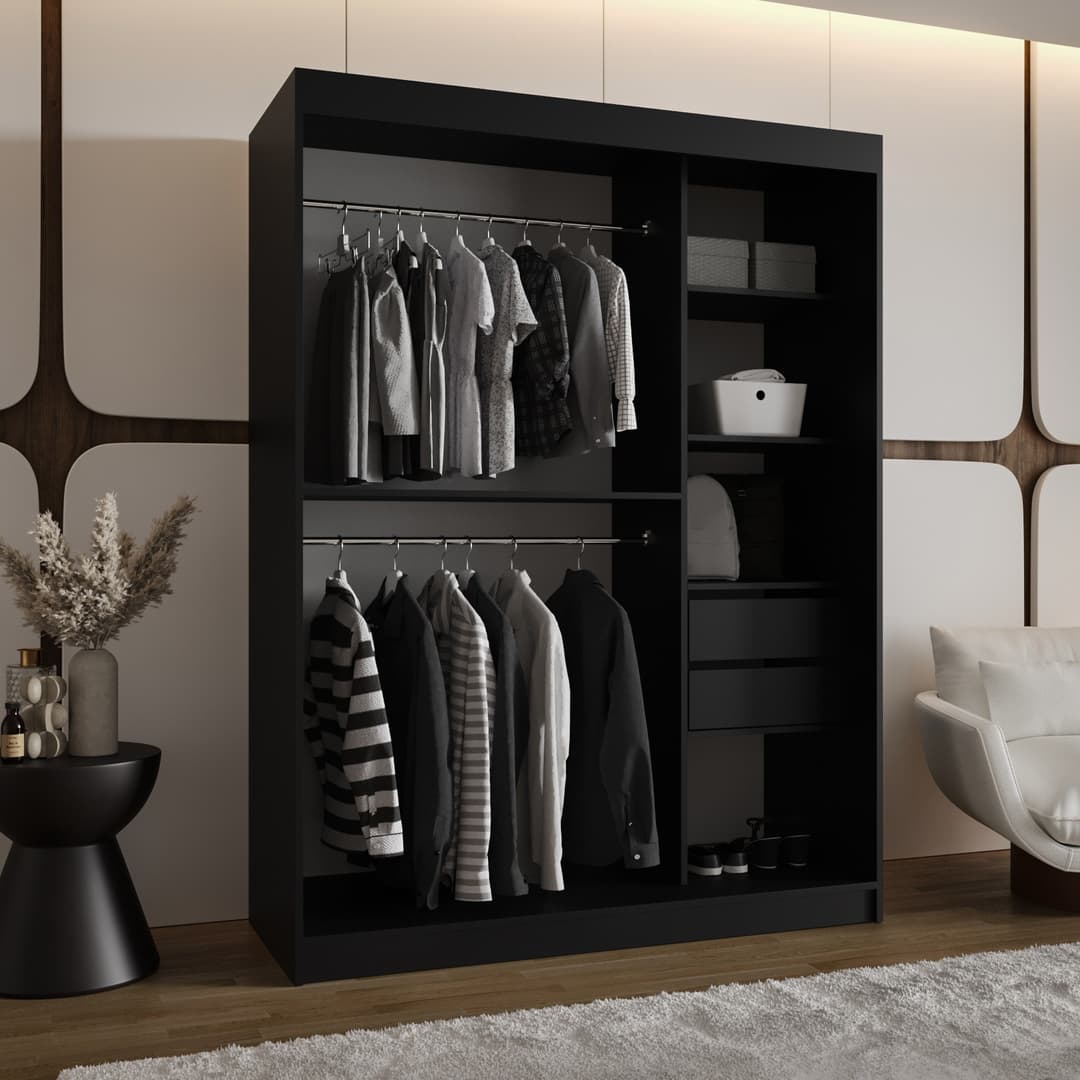 Royal Sliding Door Wardrobe 150cm