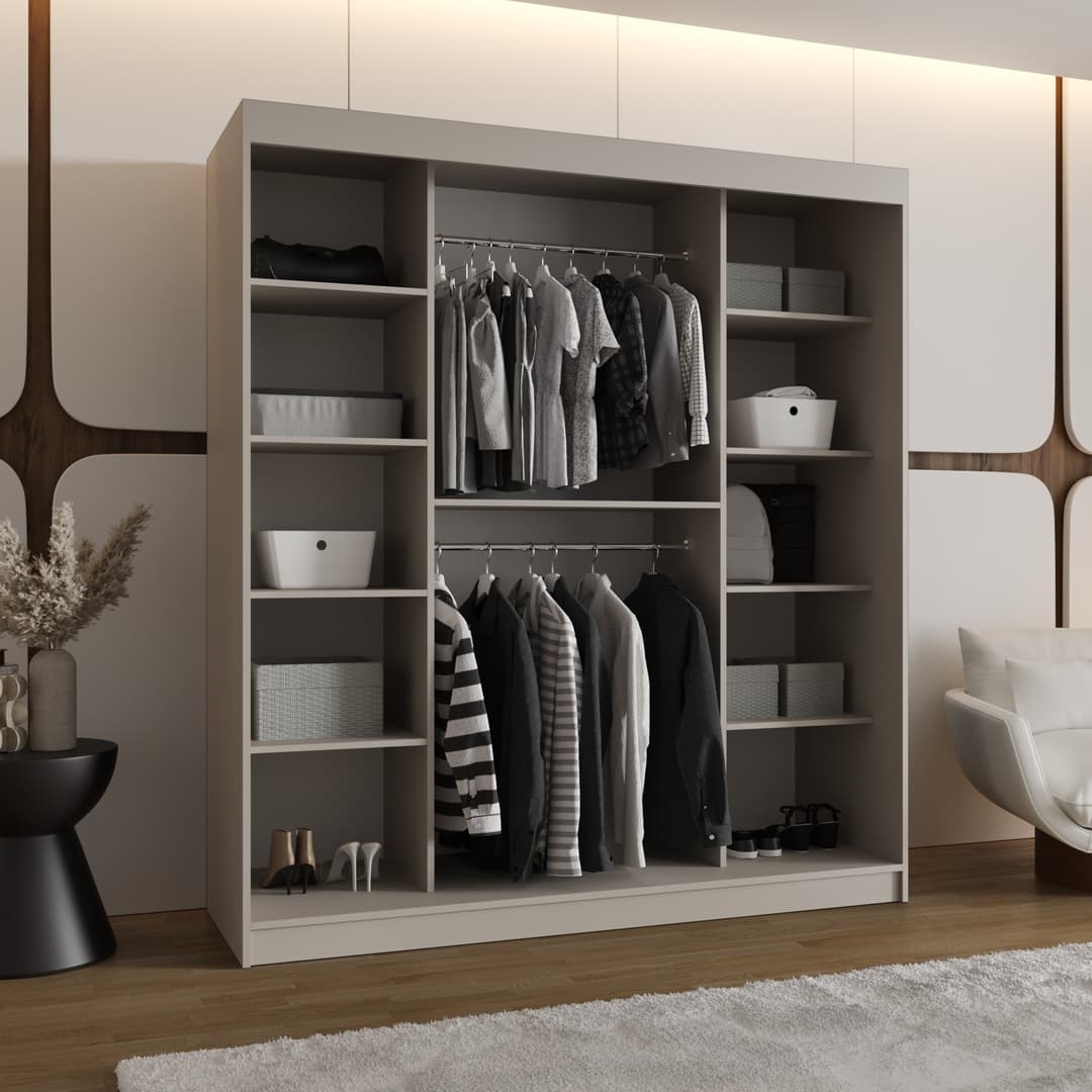 Rubino T3 Sliding Door Wardrobe 180cm