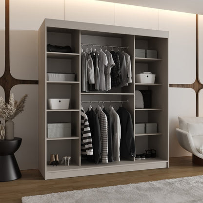 Rubino T3 Sliding Door Wardrobe 180cm