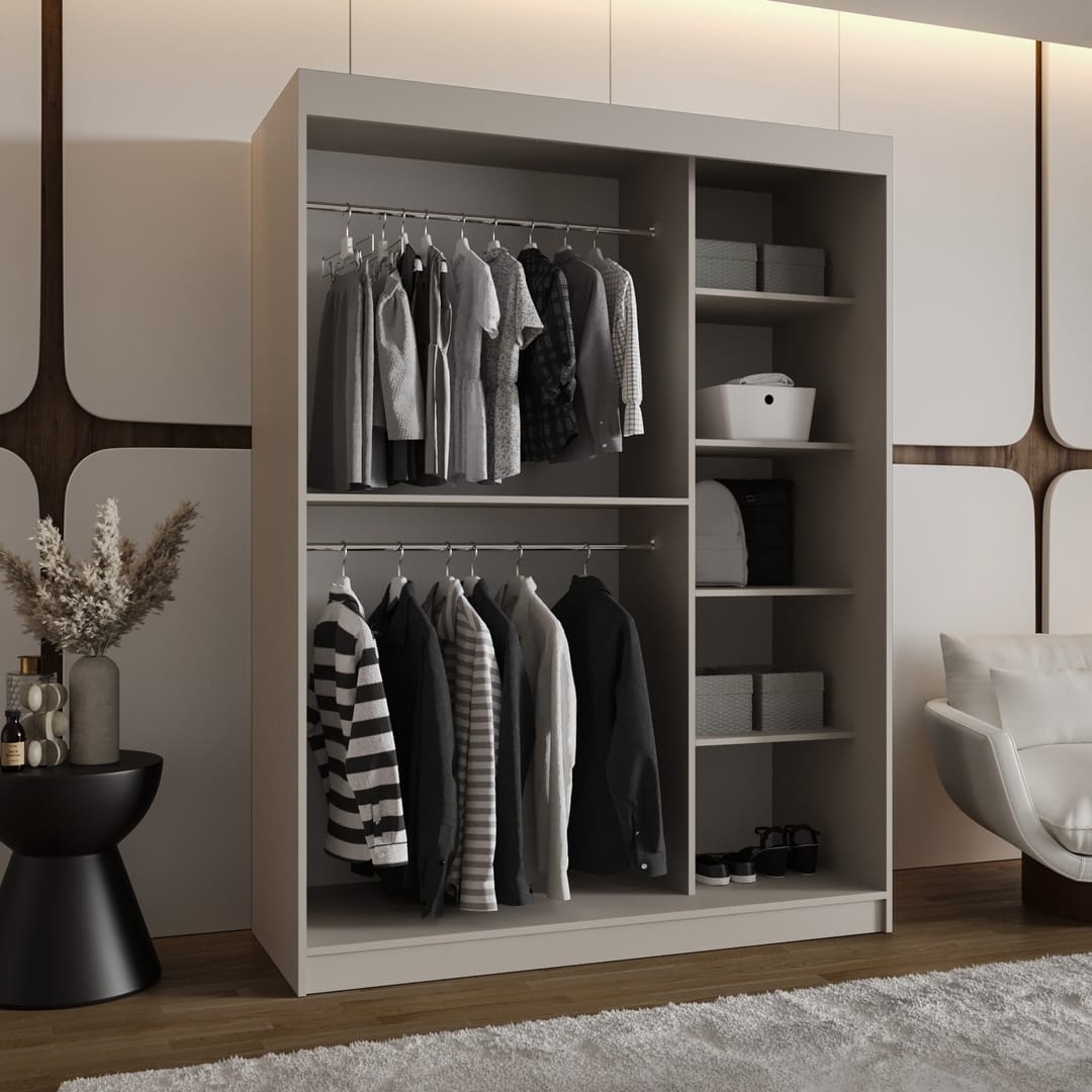 Bahrain II Sliding Door Wardrobe 150cm