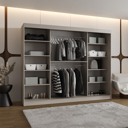 Rubino T1 Sliding Door Wardrobe 250cm