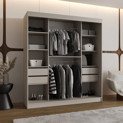 Bahrain III Sliding Door Wardrobe 180cm