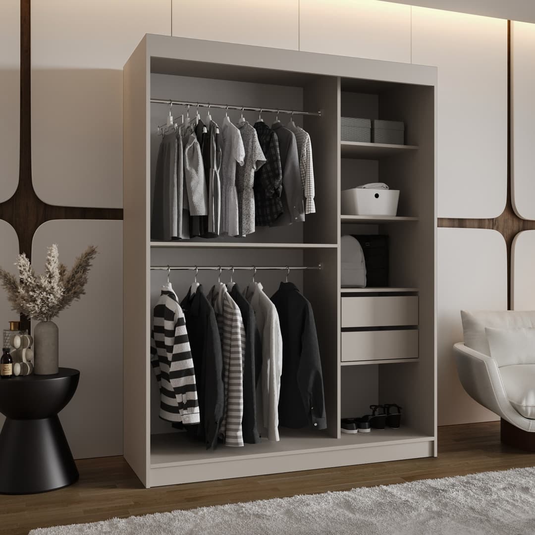 Royal Sliding Door Wardrobe 150cm