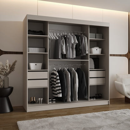 Bahrain III Sliding Door Wardrobe 200cm