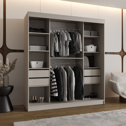 Rubino T3 Sliding Door Wardrobe 180cm
