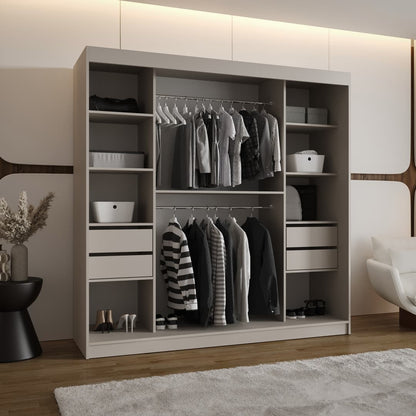 Rubino T1 Sliding Door Wardrobe 200cm